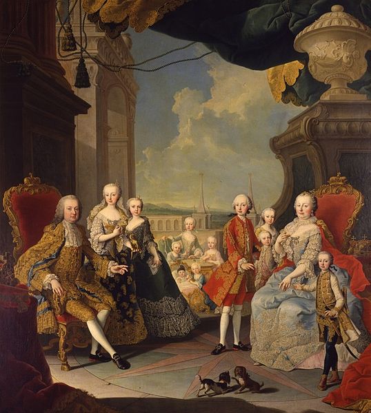 The Imperial Family 1754 by Martin van Meytens 1695-1770 Schonbrunn Palace Wien